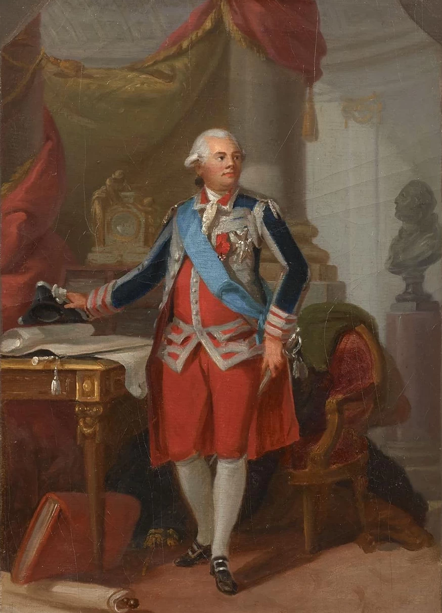 Capitano di uno dei reggimenti delle Guardie del corpo, forse Anne - Paul Emmanuel Sigismond de Montmorency